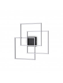 FRAME PL QUADRATO, Plafoniera, Ideal Lux