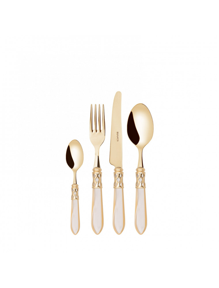 Aladdin Gold, Set 24 posate, Scatola compact, Casa Bugatti