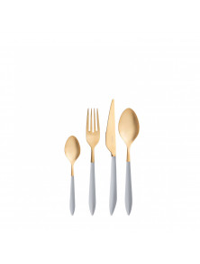 Ares oro, Set Posate 24 pz, Scatola Gallery, Casa Bugatti