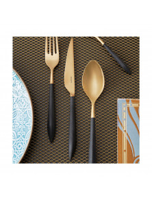 Ares oro, Set Posate 24 pz, Scatola Gallery, Casa Bugatti