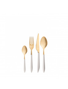 Ares oro, Set Posate 24 pz, Scatola finestra, Casa Bugatti