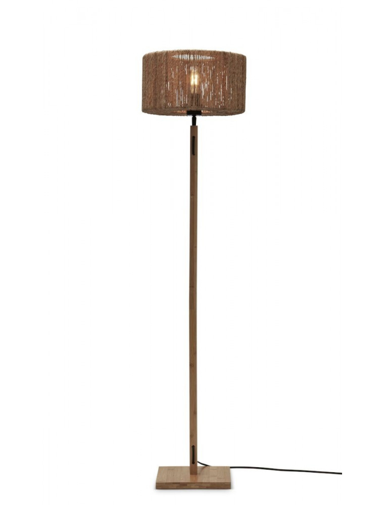 IGUAZU 3016, Lampadaire en Jute et Bambou pour Intérieur, Good&Mojo