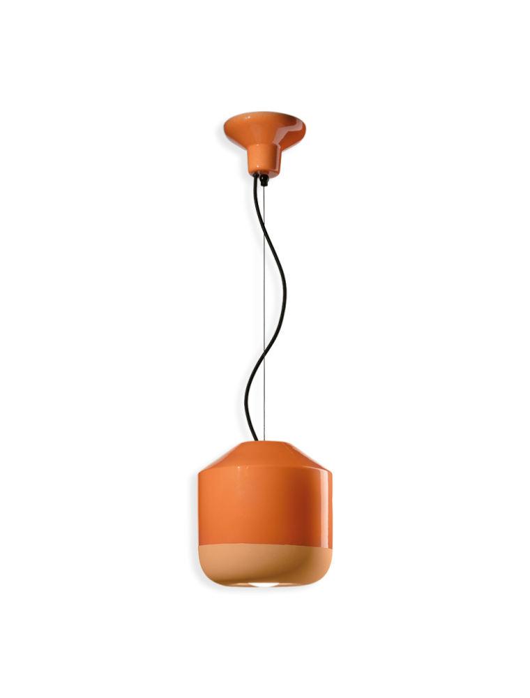 DECO' BELLOTA C2540, Ceiling Lamp Suspension in Ceramic, Ferroluce