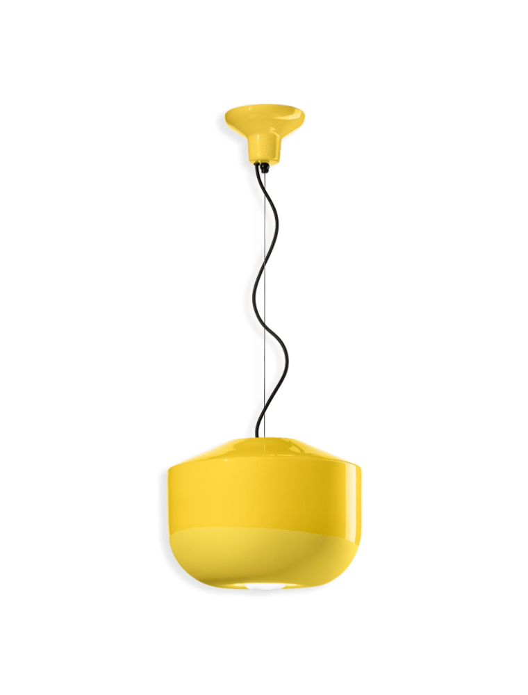 DECO' BELLOTA C2541, Ceiling Lamp Suspension in Ceramic, Ferroluce