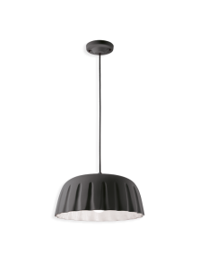 DECO MADAME GRES C2570, Lâmpada de suspensão cerâmica, Ferroluce