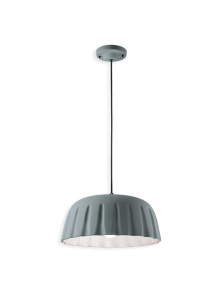 DECO MADAME GRES C2570, Lâmpada de suspensão cerâmica, Ferroluce