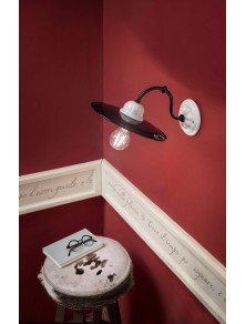 CLASSIC POTENZA C137-02, Wall Lamp Applique in Ceramic, Ferroluce