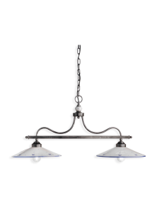 CLASSIC ASTI C158-38, Suspension lamp with Ceramic Bilancere, Ferroluce