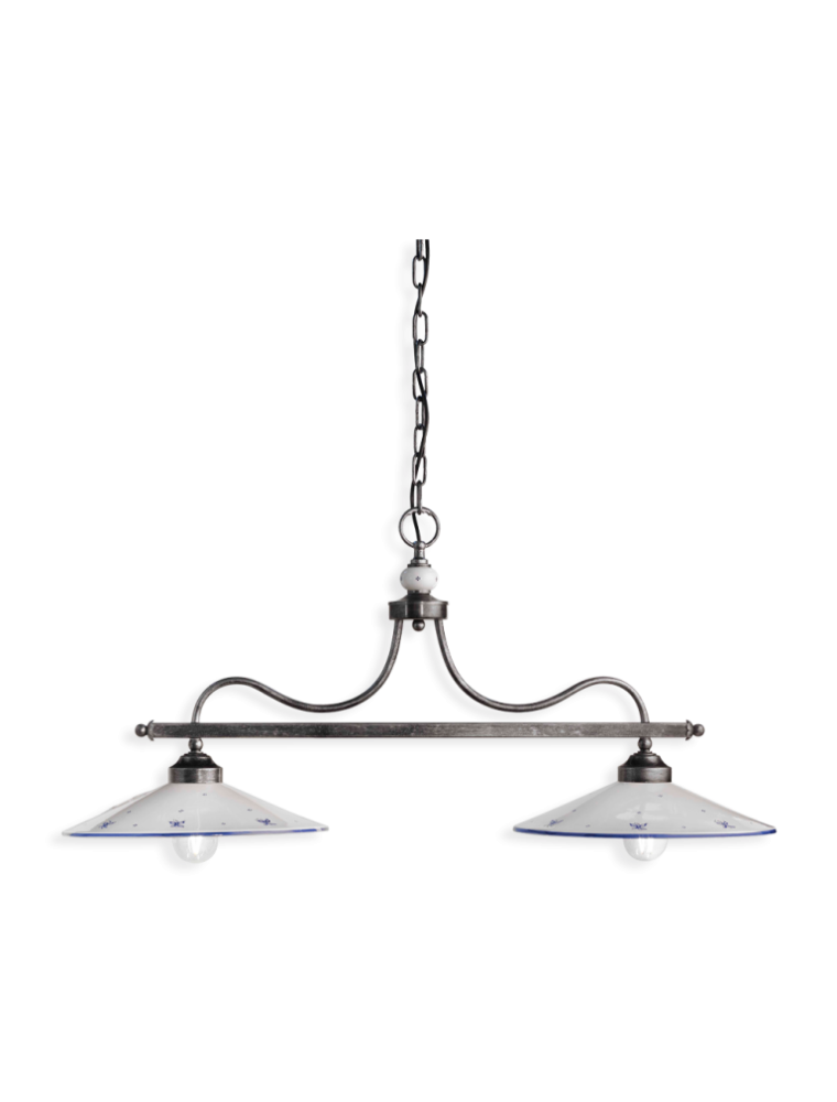 CLASSIC ASTI C158-38, plafondlamp hangend met keramische balans, Ferroluce