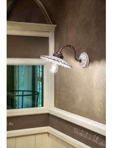 CLASSIC L'AQUILA C198, Wall Lamp Applique in Ceramic, Ferroluce