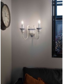 CLASSIC SANREMO C271-27, Wandlamp-appliqué in keramiek, Ferroluce