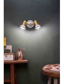 CLASSIC SAVONA C563, Wall Lamp Applique in Ceramic, Ferroluce