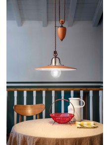 CLASSIC BOLOGNA C825-07, Ceiling Lamp Suspension in Ceramic, Ferroluce