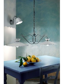 CLASSIC RAVENNA C899, hangende plafondlamp met keramische rocker, Ferroluce