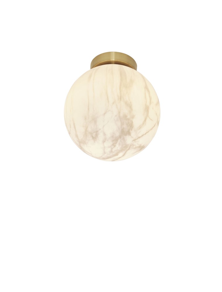 CARRARA 28, glazen plafondlamp met marmereffect voor interieurs, It's About RoMi