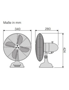 TRADITION TV 30 II, Table Fan, CasaFan