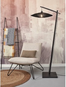 IGUAZU 5514, Vloerlamp in bamboe en jute voor interieur, Good&Mojo