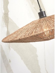 IGUAZU 5514, Vloerlamp in bamboe en jute voor interieur, Good&Mojo