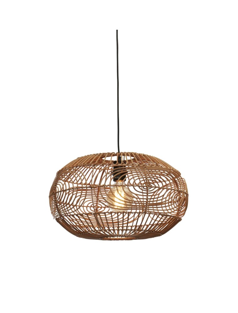 MADEIRA 48, Oval Suspension in Rattan, Good&Mojo