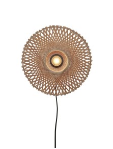 KALIMANTAN 8, Bamboe wandlamp voor interieur, Good&Mojo