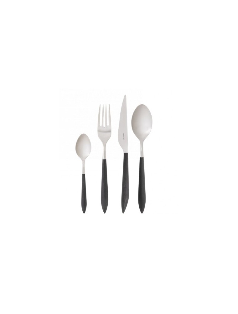 ARES, Matte Finish Cutlery Set 24 pcs, Gallery Box, Casa Bugatti