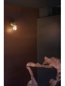 NAHIR, messing wandlamp voor buiten, Faro Barcelona