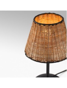 SUMBA, Rattan Table Lamp for Indoors, Faro Barcelona