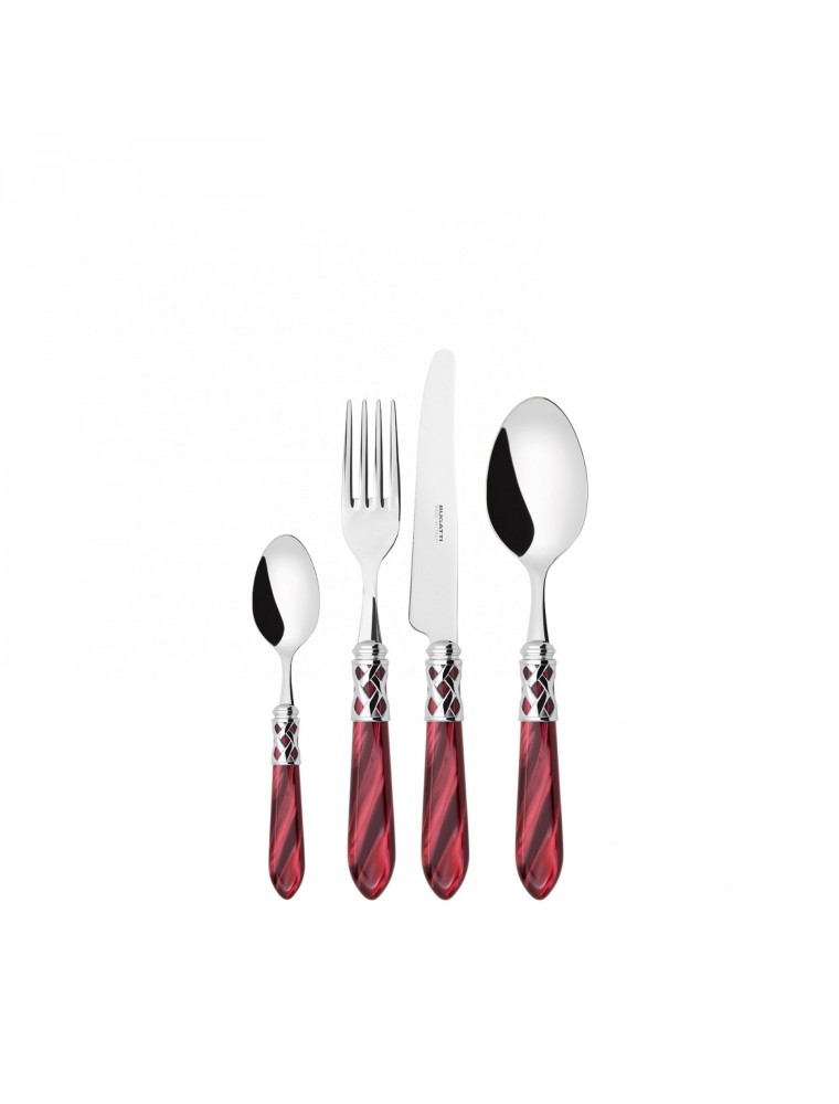 ALADDIN Chrome Ring, Cutlery Set 24 Pcs, Gallery Box, Casa Bugatti