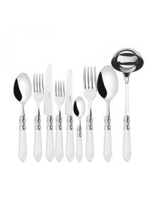 ALADDIN Chrome Ring, Cutlery Set 75 pcs, Gallery Box, Casa Bugatti