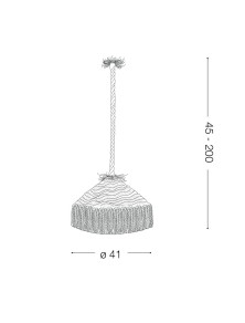 CANAPA SP1, Sospensione, Ideal Lux