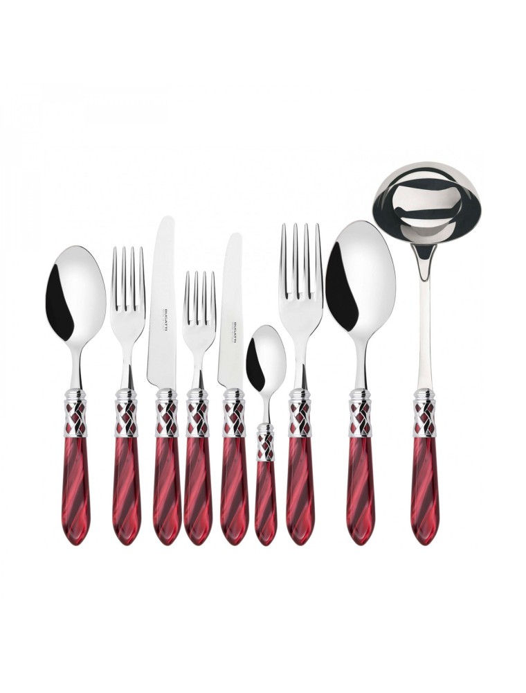 ALADDIN Chrome Ring, Cutlery Set 75 pcs, Gallery Box, Casa Bugatti