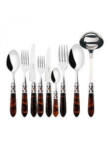 ALADDIN Chrome Ring, Cutlery Set 75 pcs, Gallery Box, Casa Bugatti