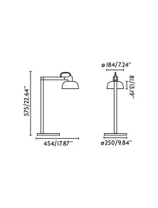 TATAWIN, Lámpara de mesa para el interior, Faro Barcelona