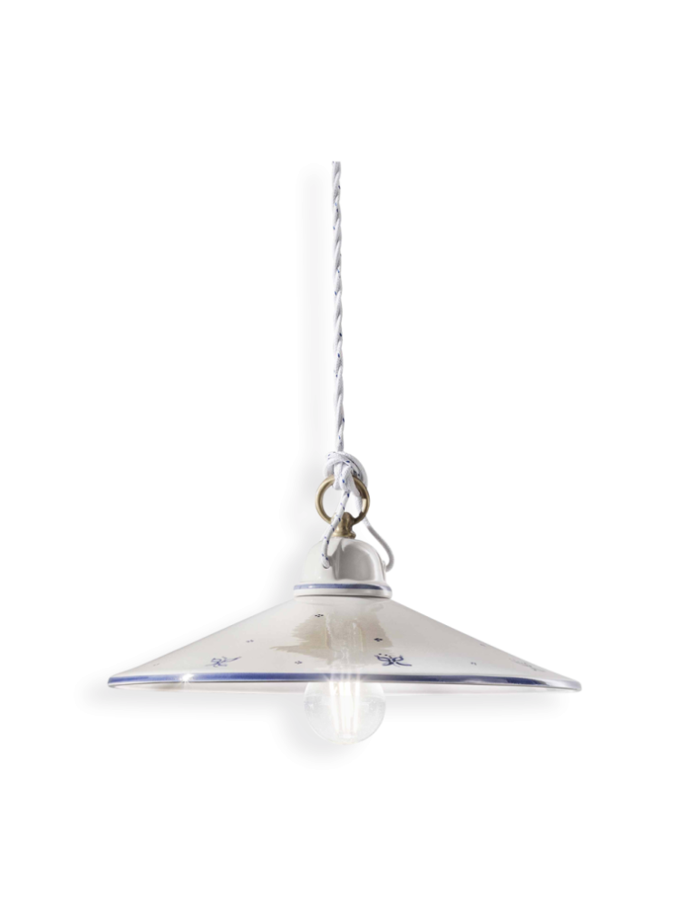 CLASSIC ASTI C054-38, Lampe de plafond en céramique, Ferroluce