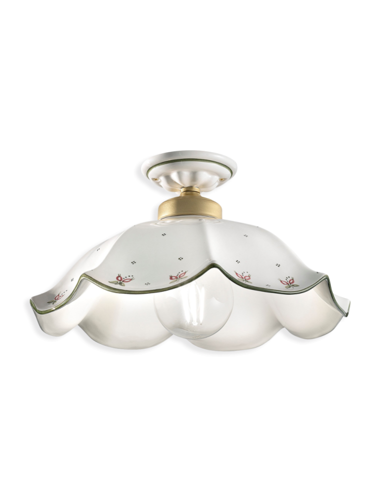 CLASSIC BELLUNO C065-33, Ceiling Lamp Ceramic Ceiling Light, Ferroluce