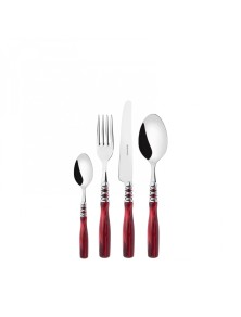 ARIANNA Chrome Ring, Cutlery Set 24 Pcs, Compact Box, Casa Bugatti