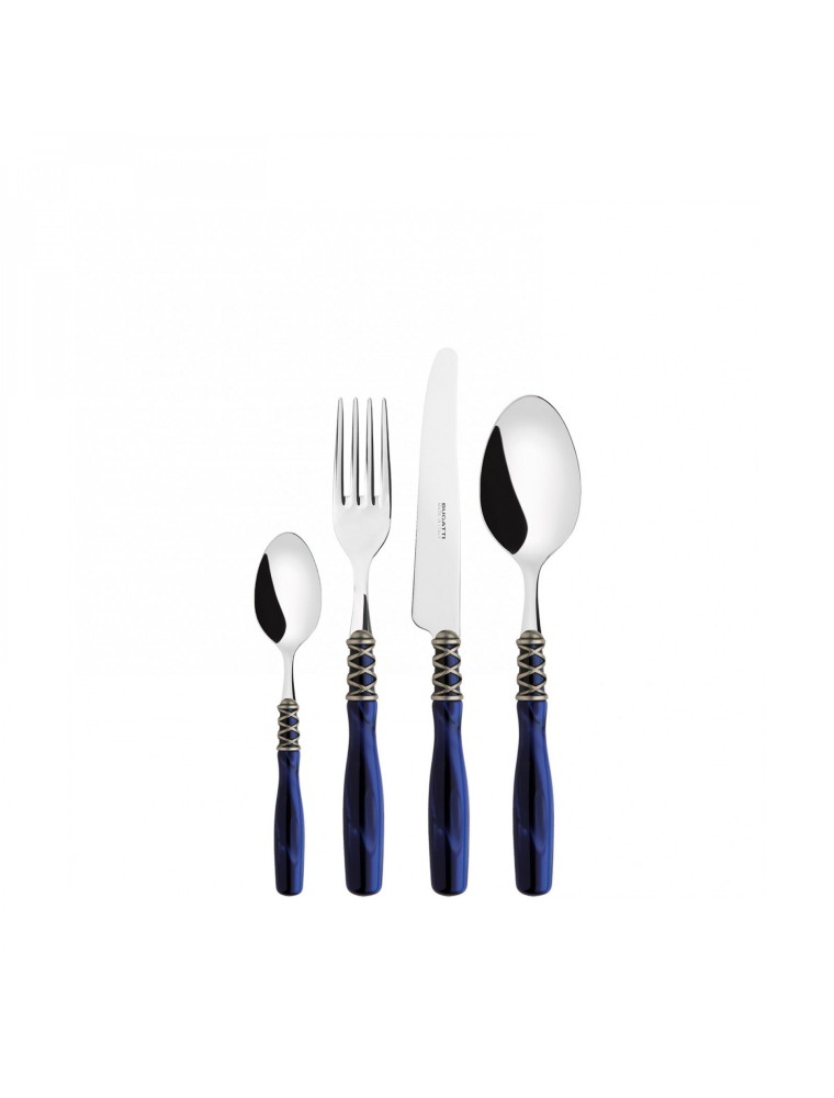 copy of Arianna Ghiera Burnished Silver, Cutlery Set 24 pcs, Gallery box, Casa Bugatti