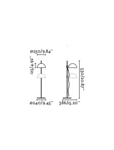 DOMINICA TL1, Lampe de table, Faro Barcelona