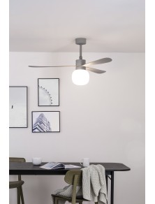 AMELIA BALL LED, Fan con Luz, Faro Barcelona