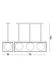 LINGOTTO SP3, Suspensão, Ideal Lux