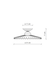 L'AQUILA C086, Plafoniera, Ferroluce