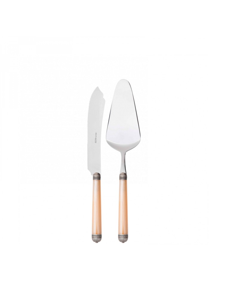 Dorico Gira Antiek zilver, Posate Set 2 Pz Dessert, Casa Bugatti