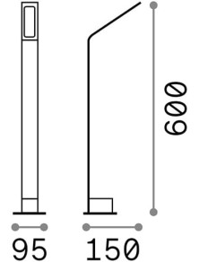 AGOS PT SMALL 4000K, beacon lamp, Ideal Lux