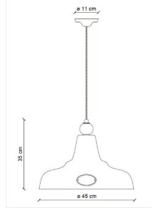 GRUNGE C1601, Sospensione, Ferroluce