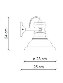 INDUSTRIAL C1693, Applique, Ferroluce