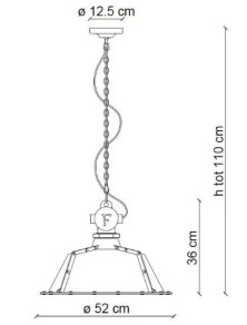 INDUSTRIAL C1720, Sospensione, Ferroluce