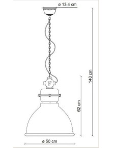 INDUSTRIAL C1750, Sospensione, Ferroluce