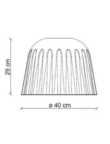 DECO' MADAME GRES C2573, Deckenleuchte Keramik Deckenleuchte, Ferroluce