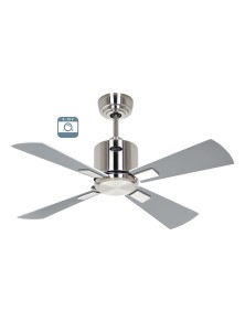 ECO NEO III 92, Ventilateur sans lumière, corps en acier brossé, CasaFan