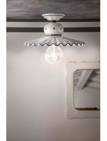 CLASSIC ROMA C377-44, Ceiling Lamp Ceiling Light in Ceramic, Ferroluce